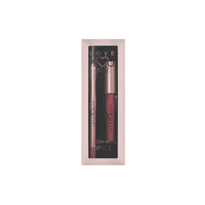Love You First By Realher Queen Hot Pink Liquid Matte Lip Kit