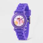 Girls' Disney The Incredibles 2 Violet Parr Purple Plastic Time Teacher Watch - Purple, Purple/purple