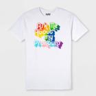 Ev Lgbt Pride Pride Gender Inclusive Adult Extended Size Pronouns Graphic T-shirt - White 1xb, Adult Unisex