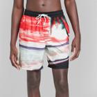 Men's 7 Elastic Waist Island Swim Shorts - Original Use Pink