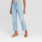 Women's High-rise Vintage Straight Ankle Jeans - Universal Thread