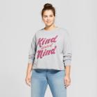 Women's Plus Size Kind State Of Mind Graphic Pullover Sweatshirt - Fifth Sun