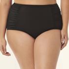 Target Beach Betty By Miracle Brands Women's Plus Size Slimming Control High Waist Bikini Swim Bottom - Black