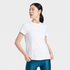 Women's Short Sleeve Cinch Back T-shirt - All In Motion True White