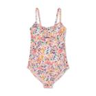 Maternity Floral Print V-neck Tunnel Tie One Piece Swimsuit - Isabel Maternity By Ingrid & Isabel