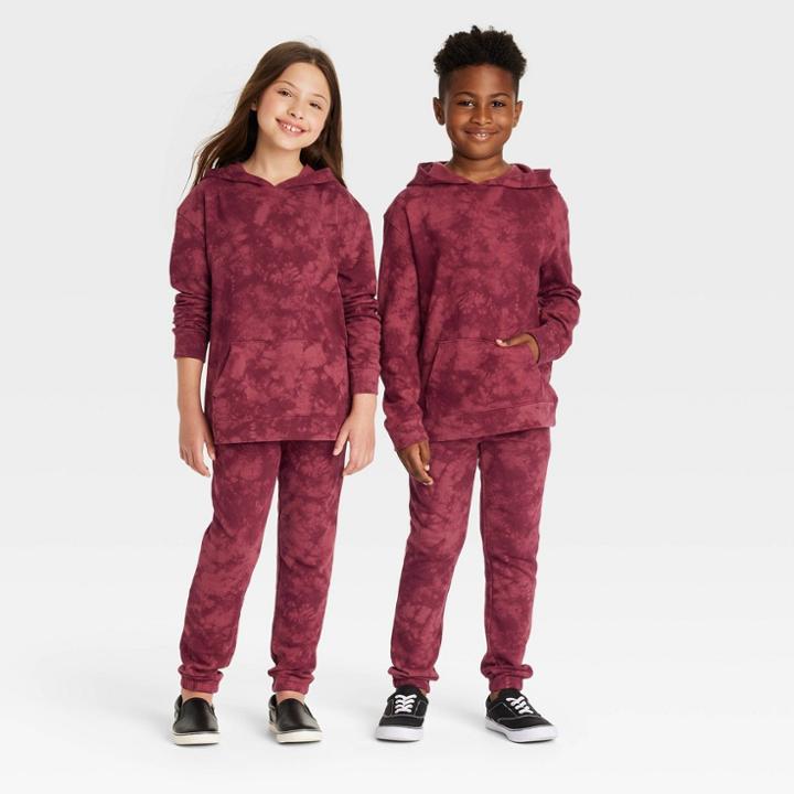 Kids' Hoodie Sweatshirt - Cat & Jack Burgundy