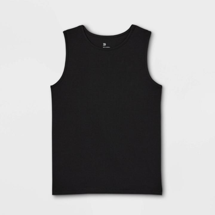 Boys' Sleeveless T-shirt - All In Motion Black