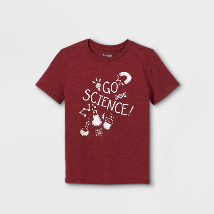 Boys' 'go Science' Short Sleeve Graphic T-shirt - Cat & Jack