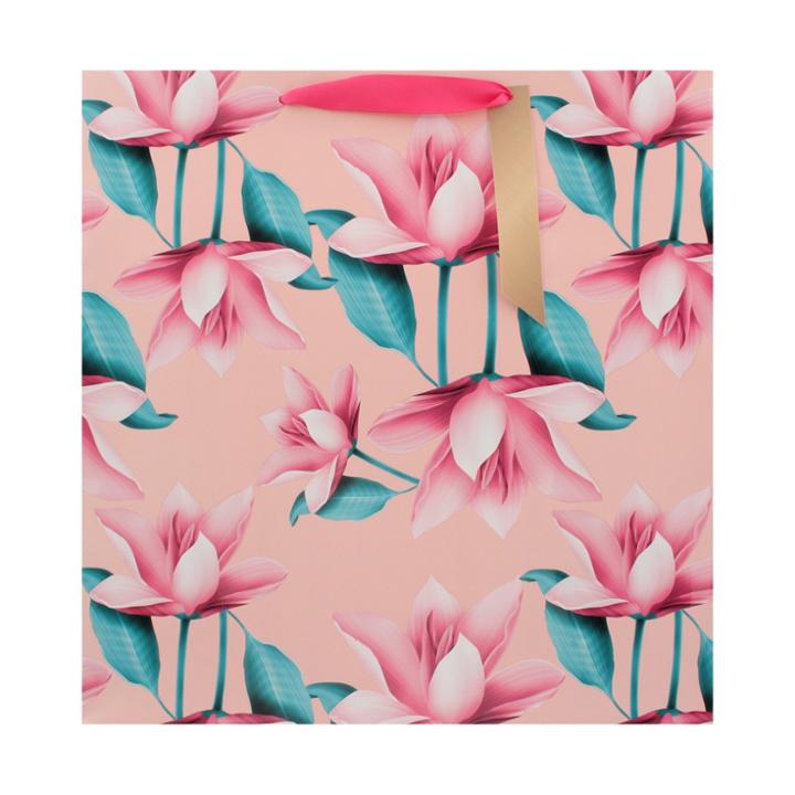 Tropical Flower Lush Square - Spritz,