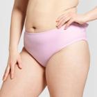 Plus Size Women's Plus Ruffle Back Hipster Bikini Bottom - Xhilaration Lavender 16w/18w, Purple