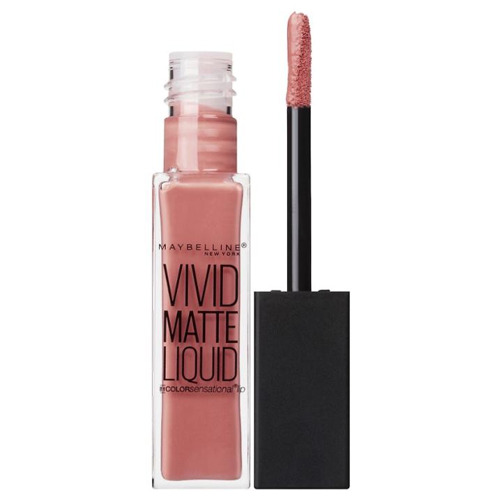 Maybelline Color Sensational Vivid Matte Liquid Lip Color Nude Flush