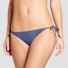 Women's String Bikini Bottom - Xhilaration Admiral Blue