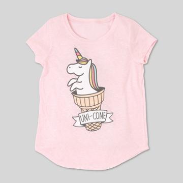 L.o.l. Vintage Girls' Unicorn Graphic Short Sleeve T-shirt -