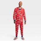 Men's Holiday Gnomes Print Matching Family Pajama Set - Wondershop Red