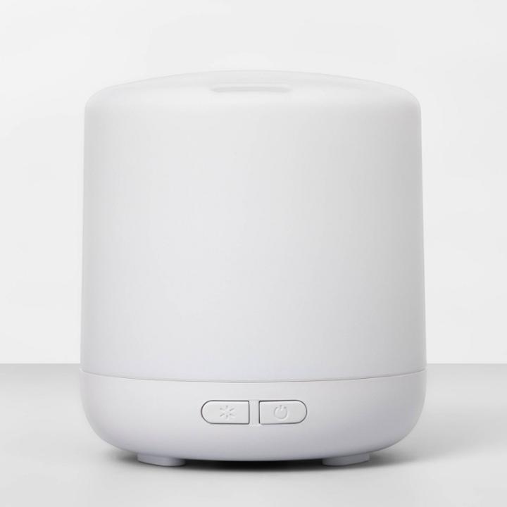 Made By Design 6.7oz White Scent Diffuser Plus .16 Fl Oz Eucalyptus Essential Oil -