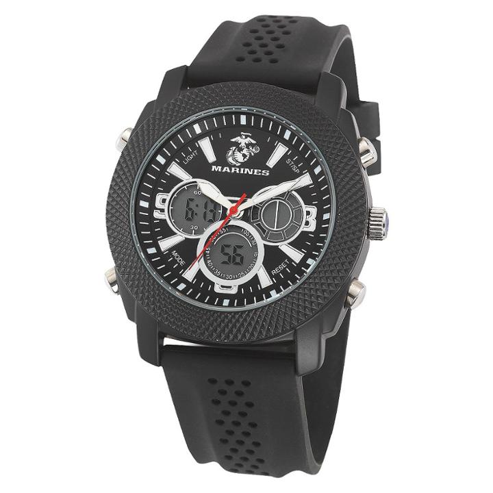 Men's' Wrist Armor U.s. Marine Corps C21 Analog-digital Quartz Watch - Black,