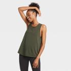 Women's Active Tank Top - All In Motion Olive Green Xs, Women's, Green Green
