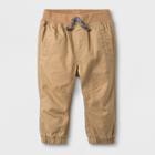 Baby Boys' Pull On Twill Pants - Cat & Jack Khaki 24m, Boy's, Green