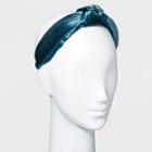 Velvet Knot Headband - A New Day Blue