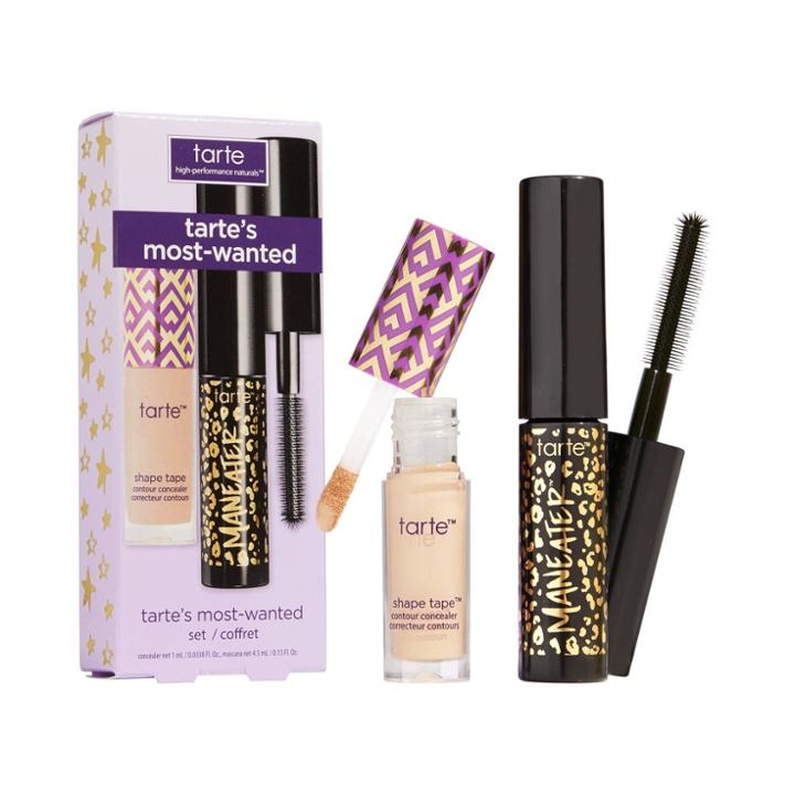 Tarte Travel Size Shape Tape Concealer & Maneater Mascara Set Set - Fair Light Neutral - 0.184 Fl Oz/2ct - Ulta Beauty