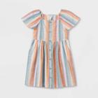 Girls' Short Sleeve Woven Dress - Cat & Jack Xs,