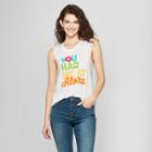 Women's You Had Me At Aloha Graphic Tank Top - Awake White M,
