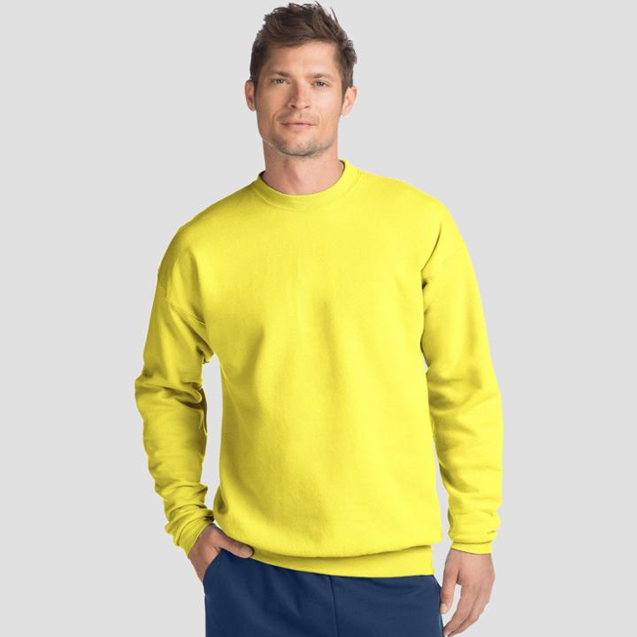 Hanes Men's Ecosmart Fleece Crew Neck Sweatshirt - Lime (green)
