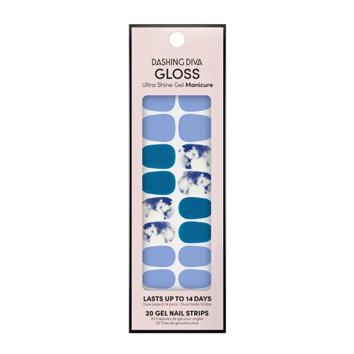 Dashing Diva Gloss Palette Nail Art Kit - In The Clouds