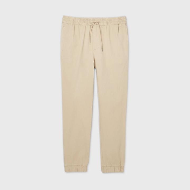Men's Mid-rise Woven Jogger Pants - Original Use Khaki