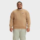 Levi's Men's Big & Tall Crew Neck Sweatshirt - Tan