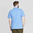 Men's Big & Tall Short Sleeve Jersey Polo Shirt - Goodfellow & Co Blue Raindrop
