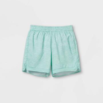 Girls' Sports Shorts - All In Motion Mint