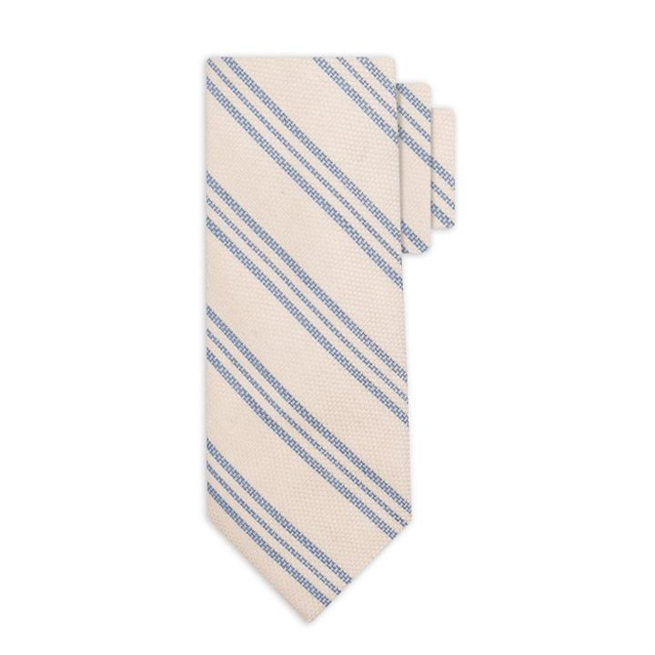 Men's Striped Necktie - Goodfellow & Co Cream (ivory)