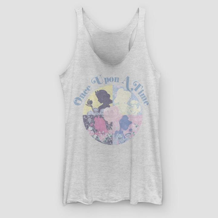 Women's Disney Princess Once Upon A Time Tank Top - (juniors') Gray
