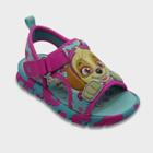 Disney Toddler Girls' Nickelodeon Paw Patrol Slide Sandals - Turquoise