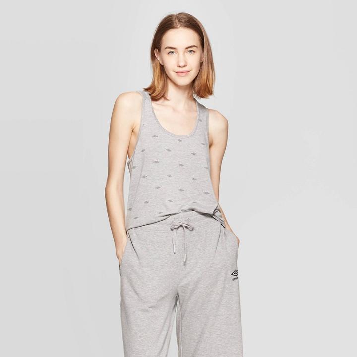 Umbro Women's Logo Tank Top - Gray