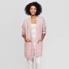 Women's Sweater Robe - Stars Above Pink Xl/xxl, Women's,