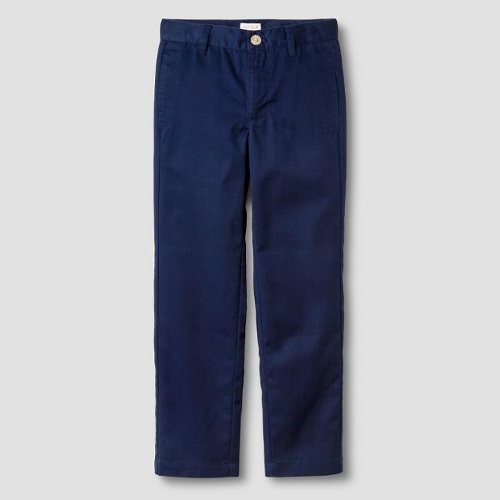 Boys' Reinforced Knee Flat Front Pants - Cat & Jack