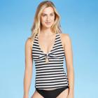 Women's Tie-front Tankini Top - Kona Sol Black