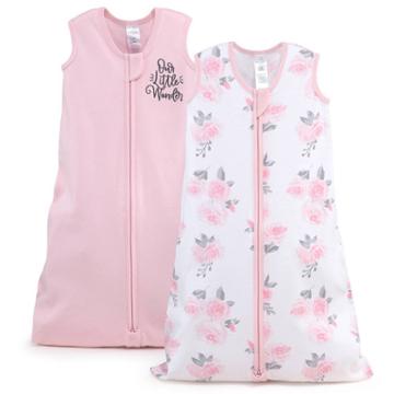 The Peanutshell Baby Sleep Bag, Wearable Blanket, Sack, Pink Little Wonder/floral -