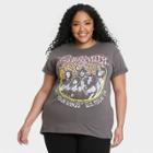 Women's Aerosmith Plus Size Short Sleeve Graphic T-shirt - Gray