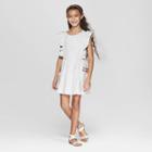 Girls' A Line Dress - Cat & Jack Cream