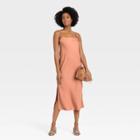Women's Apron Slip Dress - A New Day Blush