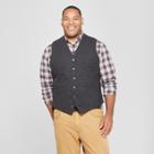 Men's Tall Tailored Suit Vest - Goodfellow & Co Deep Charcoal