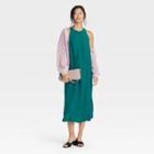 Women's Sleeveless Racer Back Dress - A New Day Aqua