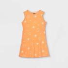 Toddler Girls' Rib Tank Dress - Art Class Orange