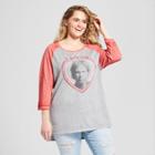 Awake Women's Star Wars Han Solo I Know Plus Size Raglan Sleeve Graphic T-shirt - Gray