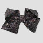 Girls' Jojo Siwa Sequined Bow Hairclip - Black
