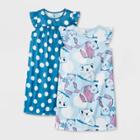 Girls' 2pk Panda/dot Nightgown - Just One You Made By Carter's