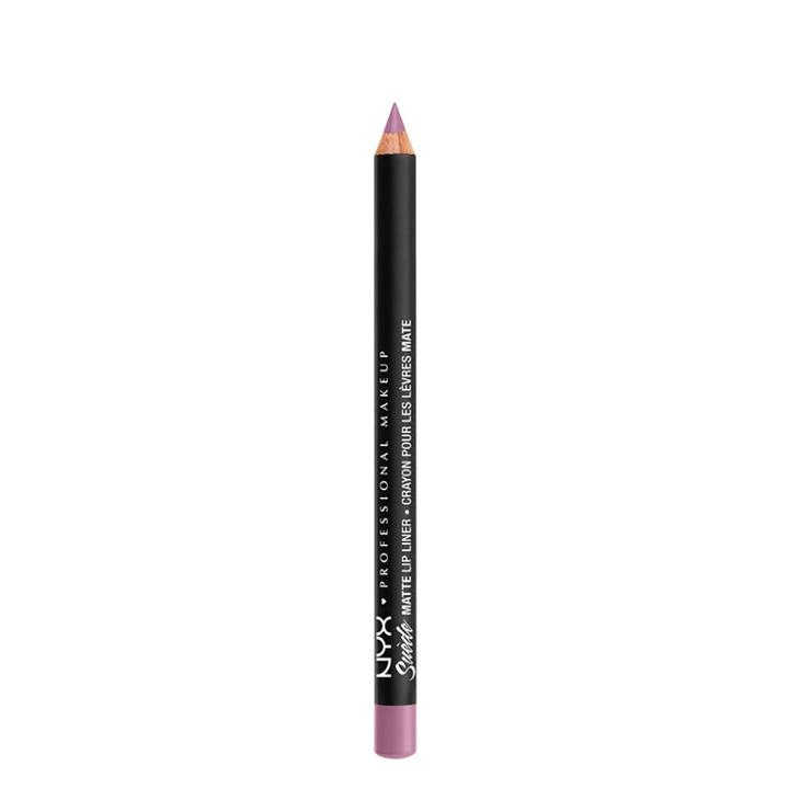 Nyx Professional Makeup Suede Matte Lip Liner Violet Smoke - .035oz, Purple Grey